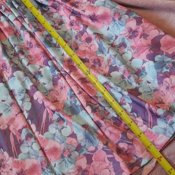 Dot dot smile floral pink dress twirl comfortable tank sleeveless size 11 used - Picture 7 of 9